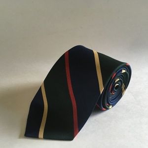 St. Germain of Paris Striped Pattern Necktie